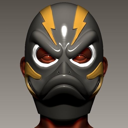 🦆 Black Adam Duck Mask - 3D print・ 3D File for 3D printing・Cults