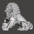 2.jpg Chinese Guardian Lion (3D Scanned) KB 1005