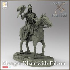 720X720-release-khan.jpg Mongolian Khan with Falcon - Scourge of the Steppes