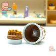 Yum3D-Chocolate Breadstick Fidget Clicker Keychain_03.png Yum3D Chocolate Breadstick Fidget Clicker Keychain - Cute Backpack Keychain