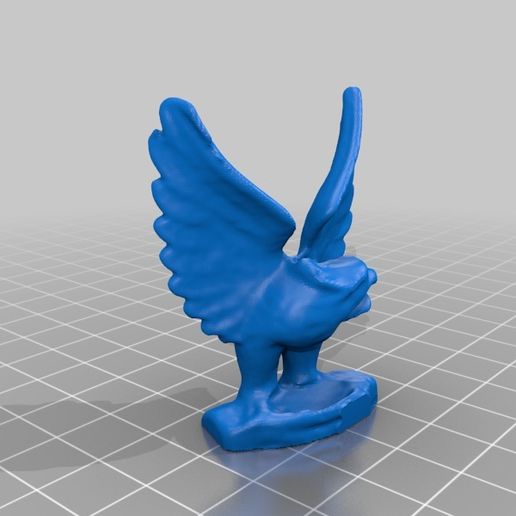 Eagle carving 3D scan 3D model