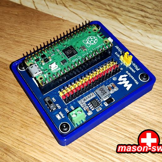 Download free STL file Bracket for Servo Driver Module Raspberry Pico