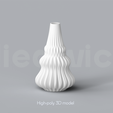 C_1_Renders_1.png Niedwica Vase C_1 | 3D printing vase | 3D model | STL files | Home decor | 3D vases | Modern vases | Floor vase | 3D printing | vase mode | STL