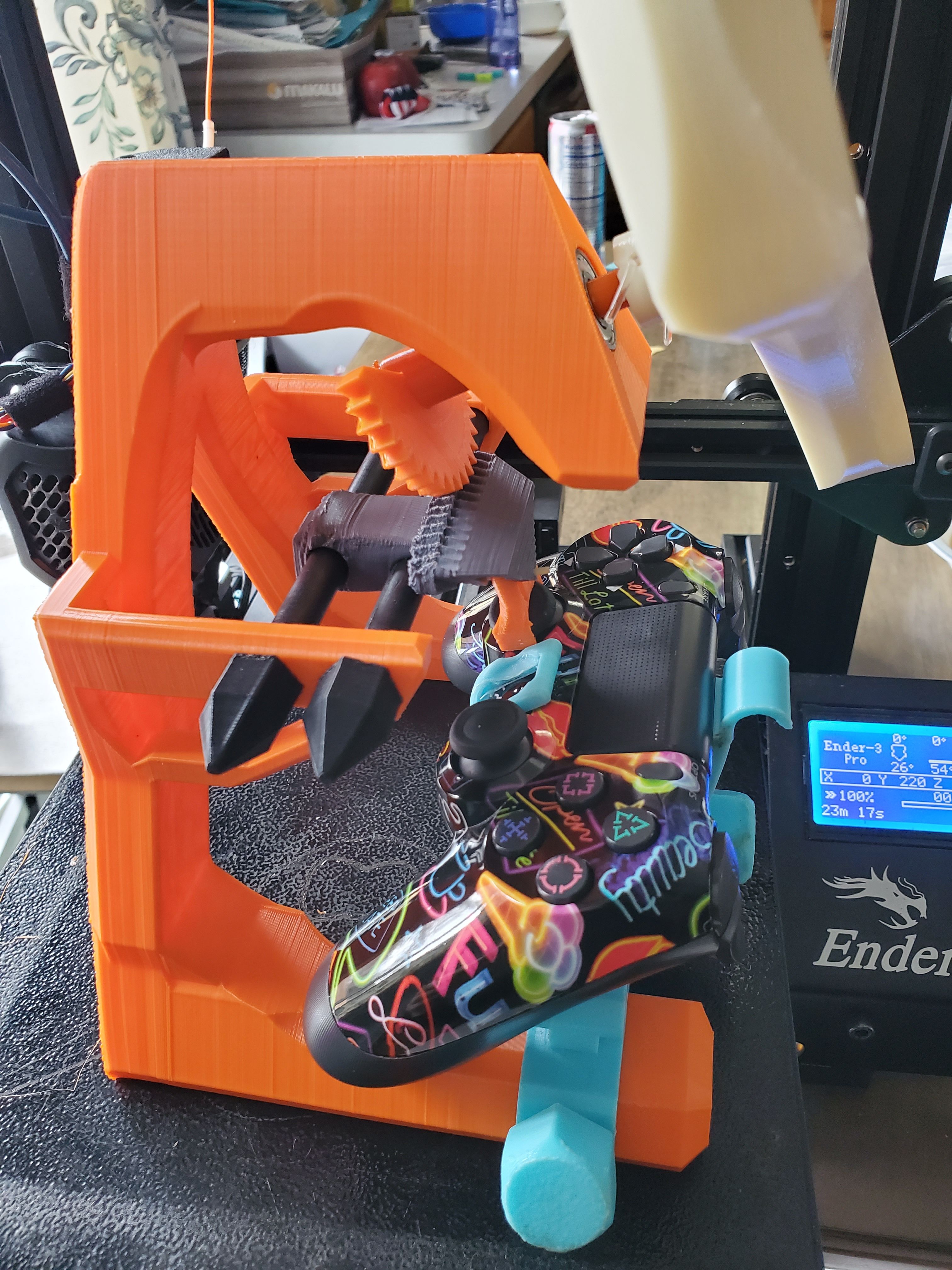 Download STL file Fully mechanical wheel for ps4 (gas pedal and brake