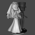 Marriage2-3.png Bride and Groom Cake Top 2