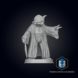 Yoda-Figurine-2.png Yoda Figurine - Pose 1 - 3D Print Files