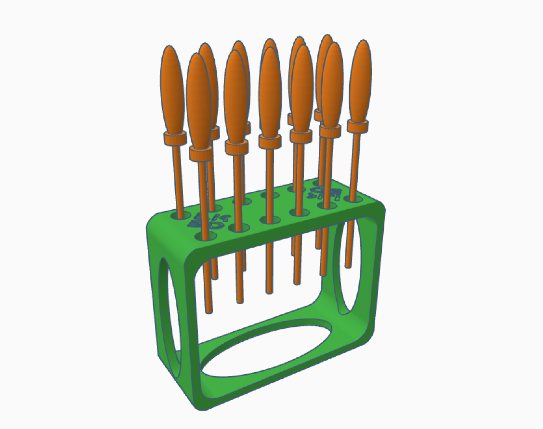 Download STL file Mini file tool burr sharping tool organizer • 3D