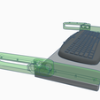 Transparent-Side-Extended.png Keyboard Sliders - Sliding Shelf Brackets For PC Desk