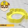Rubble.png Cookie Cutter Paw Patrol Collection