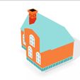 1.jpg HOUSE HOME CHILD CHILDREN'S PRESCHOOL TOY 3D MODEL KIDS TOWN KID TOY Cartoon Building 4