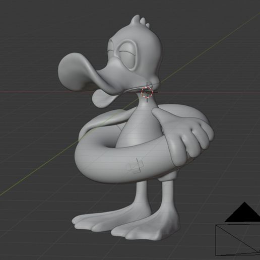 STL file The duck with the buoy・Model to download and 3D print • Cults