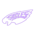 BLANCO  EAGLES.stl CADENA NFL FONT Philadelphia Eagles