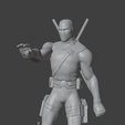 Captura-de-pantalla-2025-05-02-224559.png Deadpool Movie - Iconic Dance Scene | NSYNC 'Bye Bye Bye' Pose | STL Model with Base