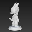 Chibi-Son-Goku-Figure-Model-4.jpg Le joyeux héros de la race Saiyan en 3D : figurine de Son Goku Chibi