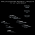 Proyecto-nuevo-2023-06-14T175955.096.png TOP FUEL FUEL CARBON FUEL INJECTOR HAT 4 FOR MODEL KIT - RC - SLOT - CUSTOM DIECAST