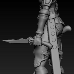 Aeolyn-1.png Archivo STL Ranger elfo femenino con dos armas・Diseño de impresora 3D para descargar