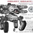 ProjectGiganteB-Cover-OPR.jpg Project Gigante B - 28mm Heavy Fire Support Mech With Hybrid TreadLegs
