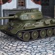 OT-34-85-2.jpg STL Pack - Light Tanks T-34 Collection (5 in 1) (USSR, WW2)