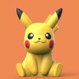 CutePikachu04.jpg ПОКЕМОН - ПИКАЧУ (ЛЕГКАЯ ПЕЧАТЬ БЕЗ ПОДДЕРЖКИ)