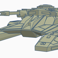 2022-06-04.png Free 3D file Republic Saber Tank・3D printer design to download, DeltaG