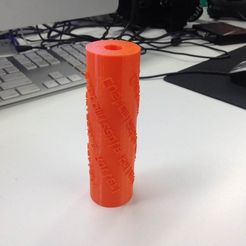 photo1_display_large.jpg Free STL file Customizable Paint Roller・3D print design to download