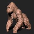 5.jpg Gorilla 3D print model