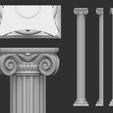 9-ZBrush-Document.jpg 90 classical columns decoration collection -90 pieces 3D Model