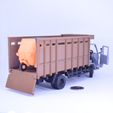 Cults3D2.JPG Archivo STL gratuito Camión de transporte clásico sin soporte・Objeto para descargar e imprimir en 3D