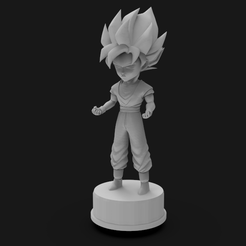 untitled.1071.png Файл STL ГОКУ SSJ БОГ - ФИГУРКА DRAGON BALL - BOBBLEHEAD・3D-печать дизайна для загрузки