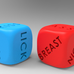 Capture.PNG Free STL file SEXY DICE / DICE FOR HOT GAME・3D printable object to download