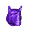 Lowpoly_Rhino_Head.stl Troféus de animais com pouco polígono