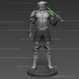 yoshimitsu2.jpg Yoshimitsu Tekken Fan Art Statue 3d Printable