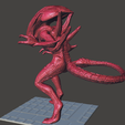 3.png Berserker Xenomorph Hybrid AVP Evolution Predator Alien Predalien ultra detailed STL for 3D printing