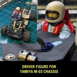 00.THINGIVERSE.jpg Driver figure set for Tamiya M-03 Chassis