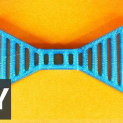Lines.jpg Free STL file Bow Tie with lines - Lines BowTie・3D printable design to download