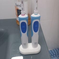 Soporte para cepillo de dientes eléctrico Oral-B Estación de acoplamiento  Cargador integrado Impresora 3D Accesorio de baño Baño moderno -  España