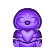 heart_flexy_penguin_keychain.stl.stl Flexy Penguin & Figurine Heart Set – With Keychain Options