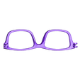 VirtualTryOn_Glasses_F_flat.stl Free STL file VirtualTryOn.fr Eyeglass frame (flat)・3D printable model to download