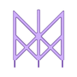 Web of Wyrd - top.stl Web of Wyrd/Skuld's Net [nordic plant support]