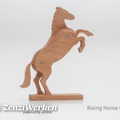 33dc2b0c141f7a7c16f5919e38d952b5_display_large.jpg Fichier STL gratuit Rising Horse 3 couches animal cnc/laser・Objet imprimable en 3D à télécharger