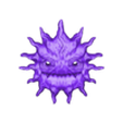 pol_1.OBJ Solar Mask Resizable ArtToy -3d printable files