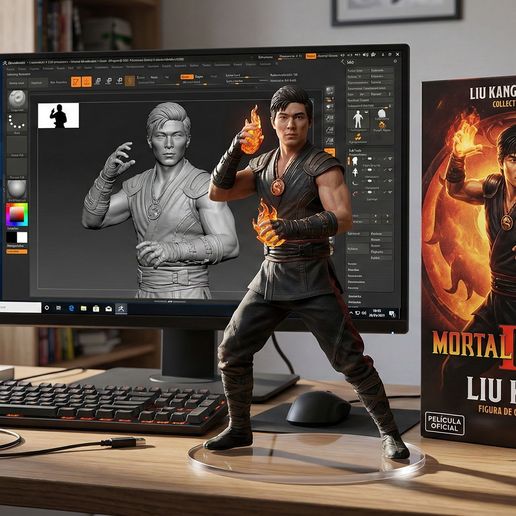 LIU KANG: The Earthrealm Champion! 🔥 Mortal Kombat II 3D Model