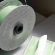DSCF9121.jpeg Hexagon Mesh Tissue Box – Compact 3D Printed Design