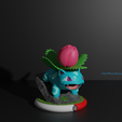 Ivysaur-clone2.png Clone Ivysaur pokemon 3D print model