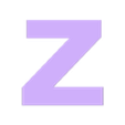 Z.stl the alphabet in large box letters