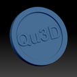 QU3d.jpg Shopping coin set (7 motifs) STL 3D printing + 3MF models high polygon