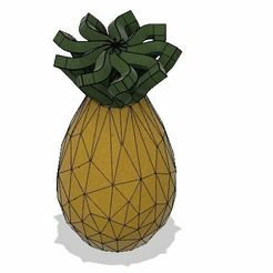Pineapple neck pendant upside down by Dedoper, Download free STL model