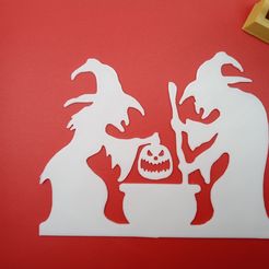 IMG_20231009_125759585.jpg WITCHES Brewing HALLOWEEN WALL HANGING