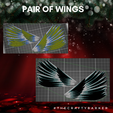 pair-of-wings-2.png Pair of wings / crafts / ornaments/ use for anything pretty much