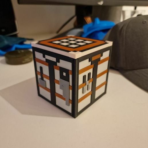 🦸 Minecraft Crafting table・ STL File for 3D printing・Cults